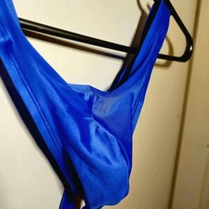 Mens Vibrant Blue Thong Underwear